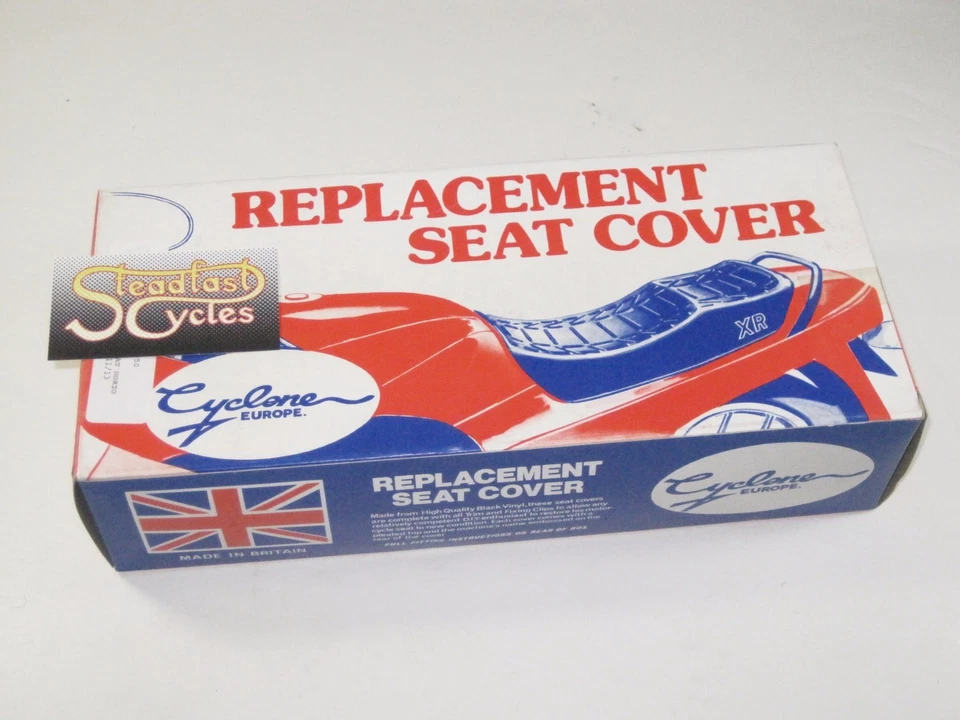 Funda de asiento Norton Interestatal 750 acanalada hecha en Inglaterra logotipo de asiento plateado Foto 3 de 3