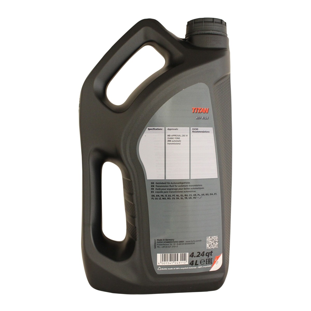 Fuchs Titan ATF 4134 Mercedes MB 236.14 Automatic Transmission