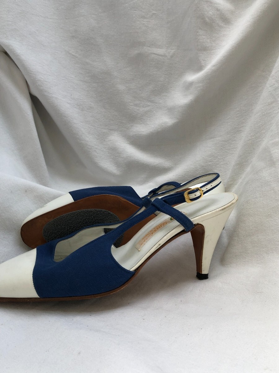 Gucci Shoes Heels Size 35 1/2 B Womens Slingback White Gucci Shoes Heels Size 35 1/2 B Womens Slingback White