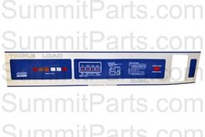 DEXTER WASHER NAMEPLATE, T400 WCN25 - 9412-076-007