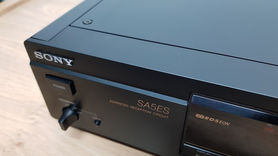 Sony ST-SA5ES Black High-End AM/FM Stereo R.D.S. Tuner *Great Condition ...