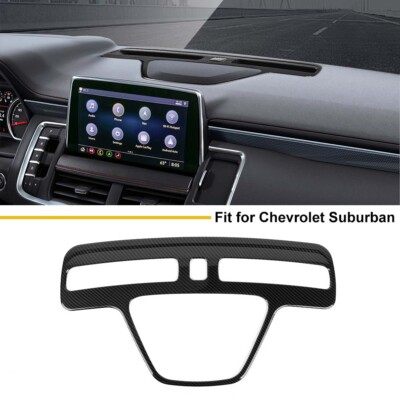 Interior Carbon Center Audio Trim Cover For Chevy Suburban/Tahoe/GMC Yukon 2021+