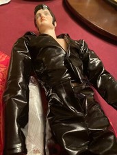 ELVIS PRESLEY PORCELAIN DOLL 25in. Design By Anthony 1990 Broken Arm