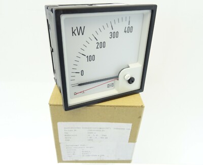 Drehspulinstrument Wattmeter DEIF DQ96 Leistungsmesser -40-0-400kW 600042945.110