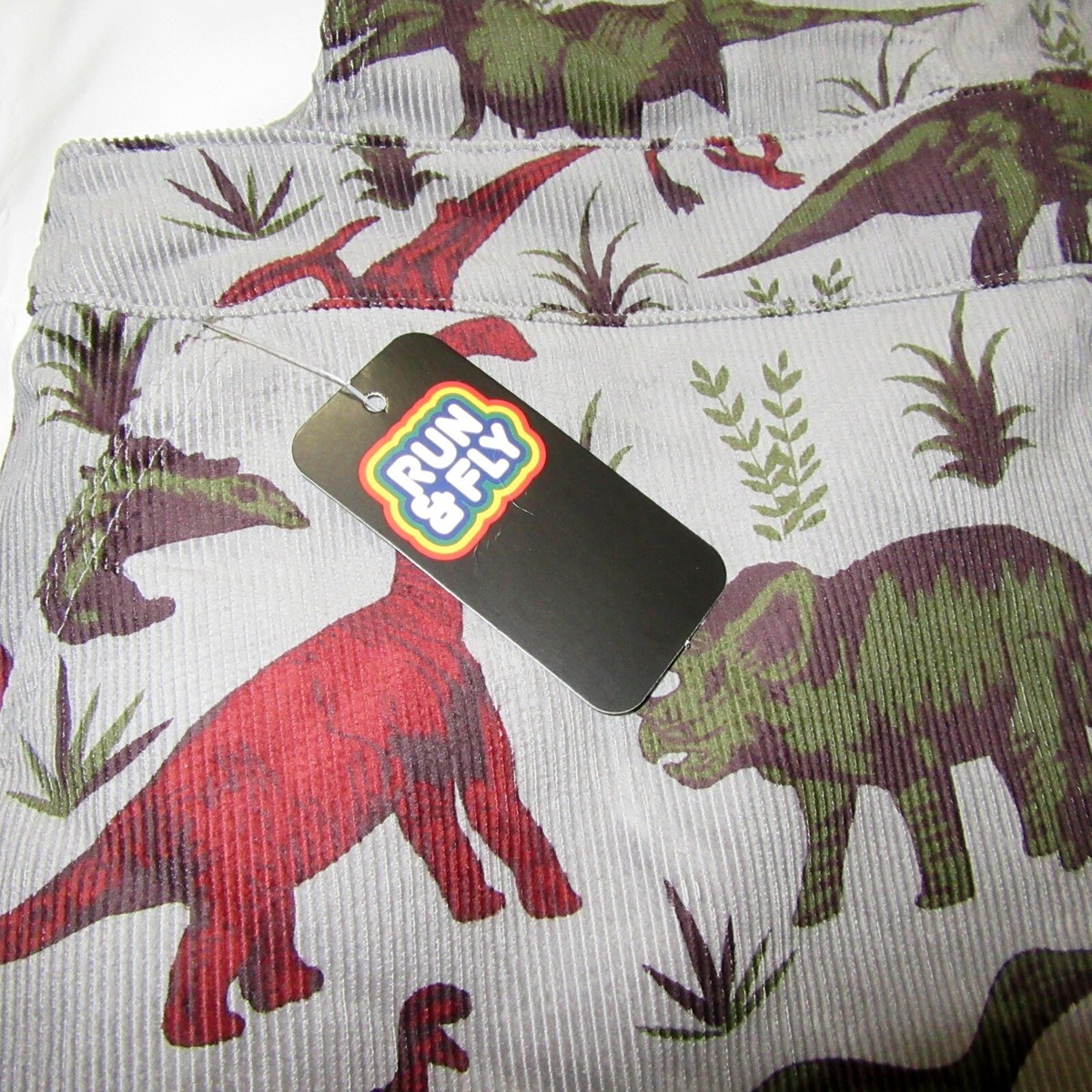 RUN & FLY ® Made In England - Dinosaur - Stretch Corduroy