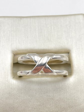STERLING SILVER 925 INFINITY KNOT BAND SIZE 6 RING 5.2g