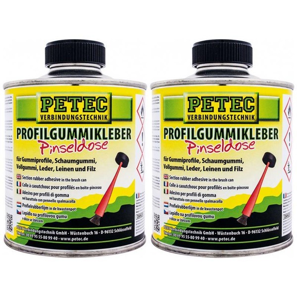 2 X Petec Profilgummikleber 350Ml Elastisch Kleber Montagekleber-image