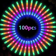 LED Light Up Foam Sticks Wands Rally Flashing Glow Sticks Party Rave LED Wands