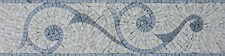 Soft Spiral Vine Block Calming Home Decor Marble Mosaic