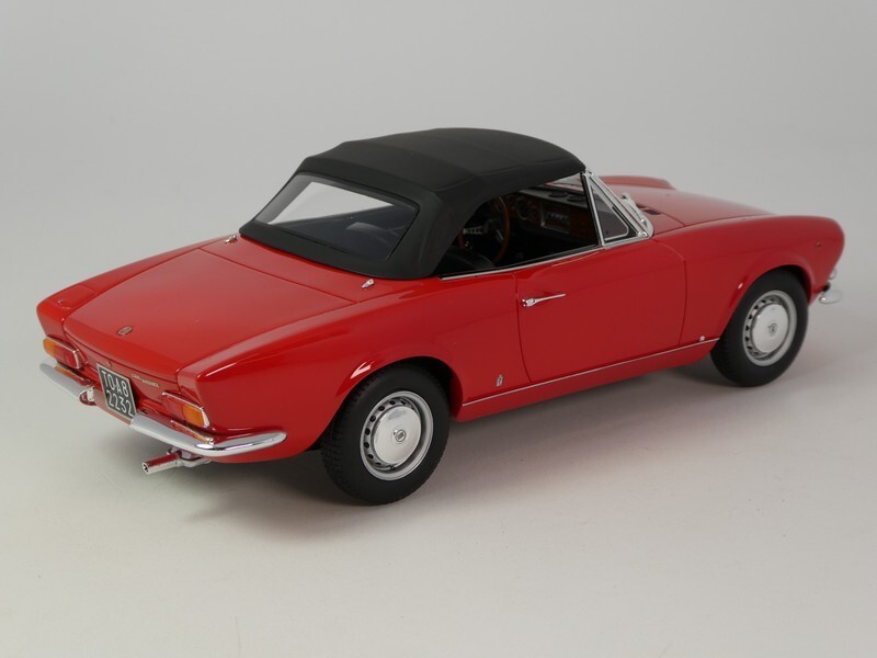 Laudoracing Fiat 124 Sport Spider Red 1968 1/18 LM172A | eBay