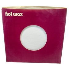 Hot Wax Records Company Sleeve 45 RPM White Logo