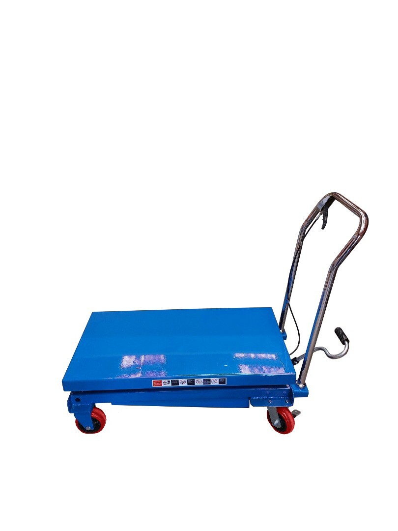 Hydraulic Scissor Table Lift Trolley Jack Cart 150KG Scissor Table AU