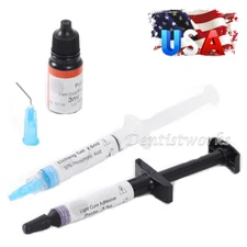 Dental Orthodontic Light Cure Bonding Adhesive Kit For Brackets Braces USA