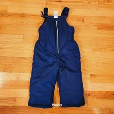 Carter's Kids Blue Snow Bib Ski Pants Snowsuit 24 Months 24M Excellent Condition