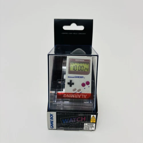 Nintendo GameBoy Retro Gray Watch Super Mario Sounds Brand New Factory Sealed