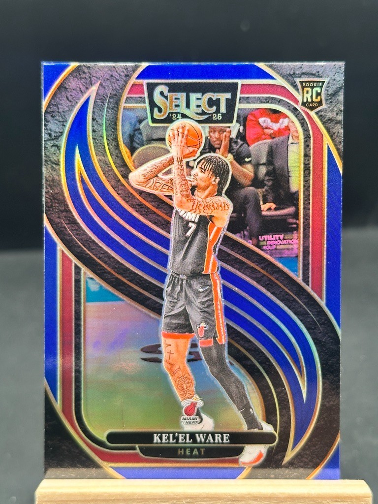 2024-25 Select Basketball - Kel'el Ware RC - Premier Blue Prizm - 191