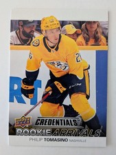 2021-22 Upper Deck Credentials Rookie Arrivals #RA-13 Philip Tomasino Nashville