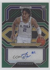 2021 Panini Prizm Draft Picks College Penmanship Green Trendon Watford Auto 1gg9