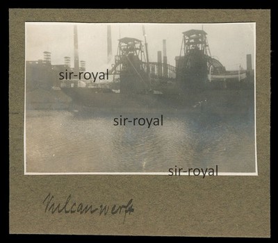 Vulcan Werft um 1930 - Ansicht - 1920er 1930er - Foto 9x8cm