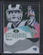 2019 Panini Illusions JARED GOFF /149 Green Parallel Astounding Rams NFL NC24