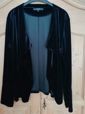 OPUS schöner Cardigan/ Jacke Gr. 44 Samtopti...
