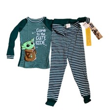 Star Wars Grogu Pajama Set Toddler 5T Green New Baby Yoda The Mandalorian CUTE