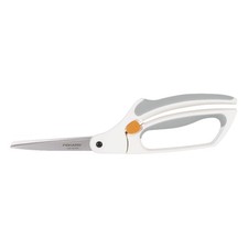 Easy Action 8-Piece Bent Trimming Scissors Sewing Craft Thread Snips White