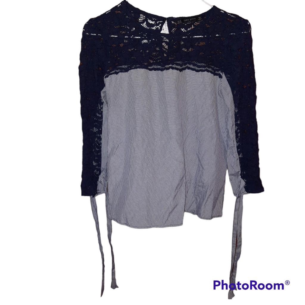 Zara Striped Long Sleeve Shirt