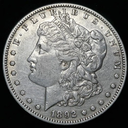 1892 S MORGAN SILVER DOLLAR AUTHENTIC HI GRADE U.S. MINT COIN RARE KEY