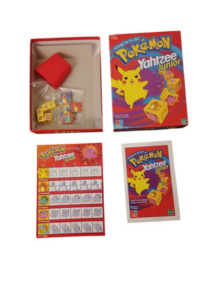 MB Spiele Hasbro Pokemon Yahtzee Junior Gesellschaftsspiel vollständig