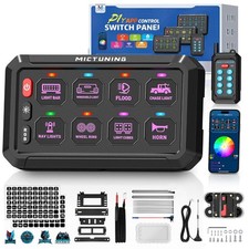 8 Gang Switch Panel APP Remote Control Lights Toggle Strobe Circuit Relay System
