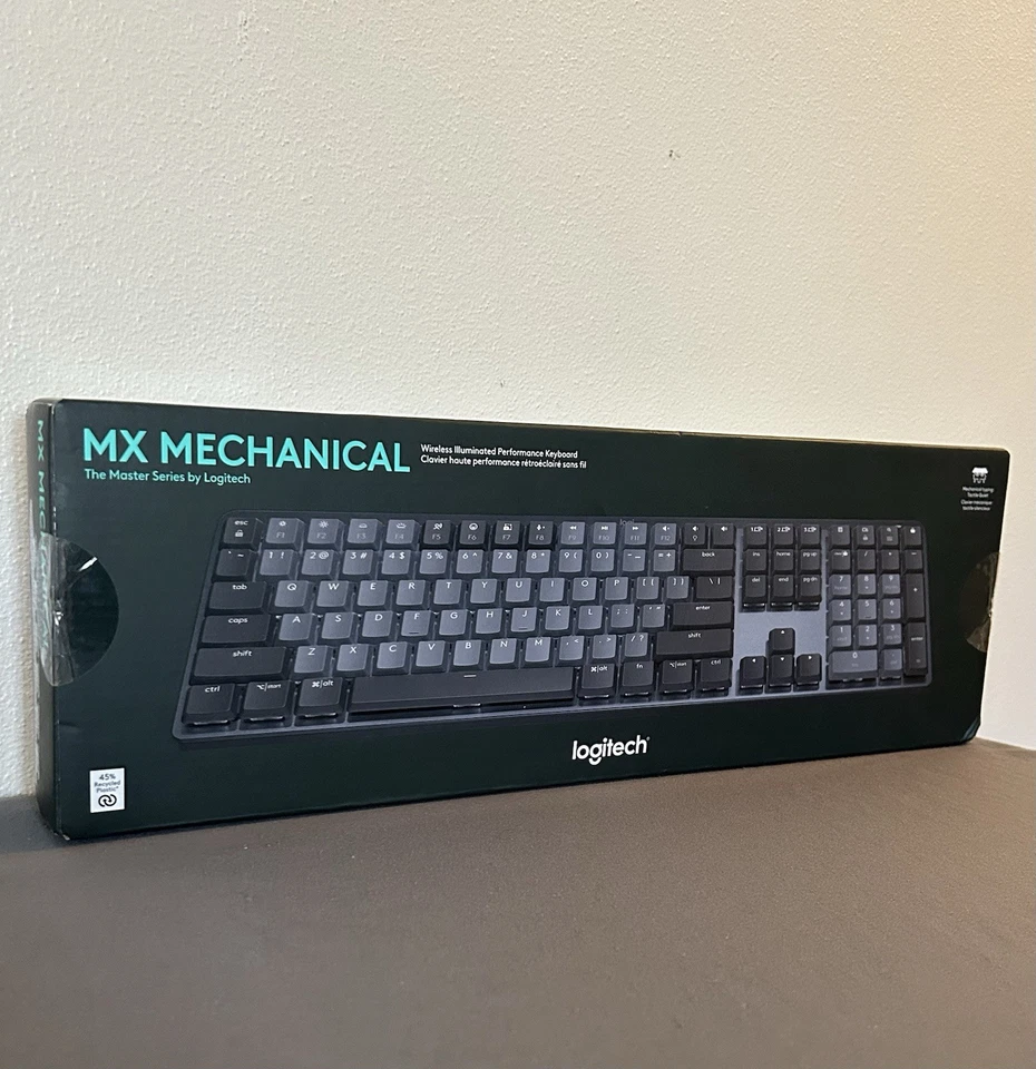 Logitech MX Mechanical Wireless Illuminated Performance Keyboard Tactile - (New) - Image 4 of 4