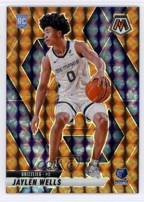 2024 Panini Mosaic Rookies Bronze Prizm 30/75 Jaylen Wells #240 Rookie RC 1uw6