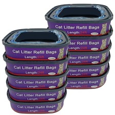 Cat Litter Refill Cartridges Bags with Genie Cat Litter Standard,Plus and XL ...