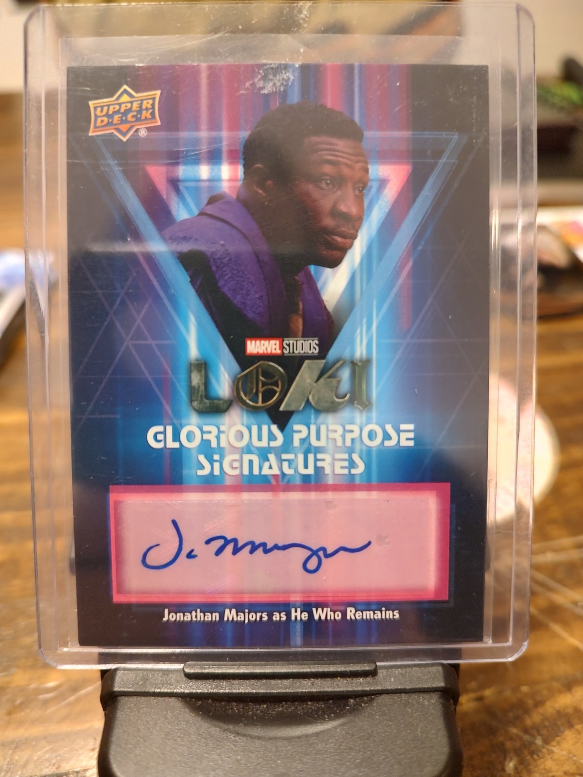 2023 Upper Deck Marvel Loki Glorious Purpose Jonathan Majors Kang Auto 