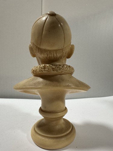 + Vintage 4 1/2" Cold Cast Marble Statue / Bust of Pope Paul VI (CU#319) Church - Picture 4 of 7