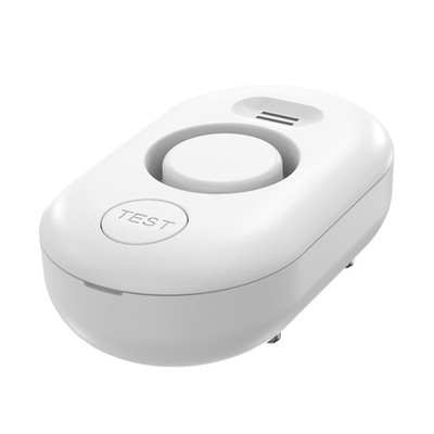 Water Leak Detector for Home, 100dB Sensor Alarm, Flood/Drip White 