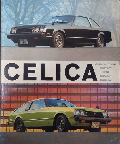 Toyota Celica 2nd Gen Catalog S54.4 Edition 27 Pages JDM Classic Used