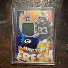 2025 Panini Donruss Optic Savion Williams First Year Fresh Rookie Patch RC