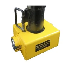 Gooseneck Round Tube Coupler/Hitch Trailer Lock with Trimax Puck Lock