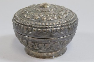 Deckeldose Silber geprüft Burma (IH795)