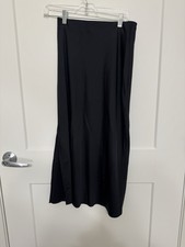 Black And Cream Maxi Satin Skirts