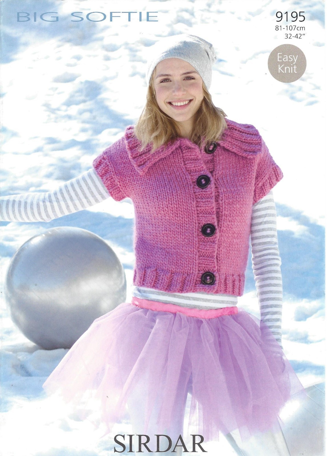 Sirdar Super Chunky Knitting Pattern - 9195 Ladies Jackets (Easy Knit)