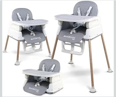 Mobiclinic Kids KIARA 3-in-1 Kinderhochstuhl   Mitwachsend & Verstellbar   OVP