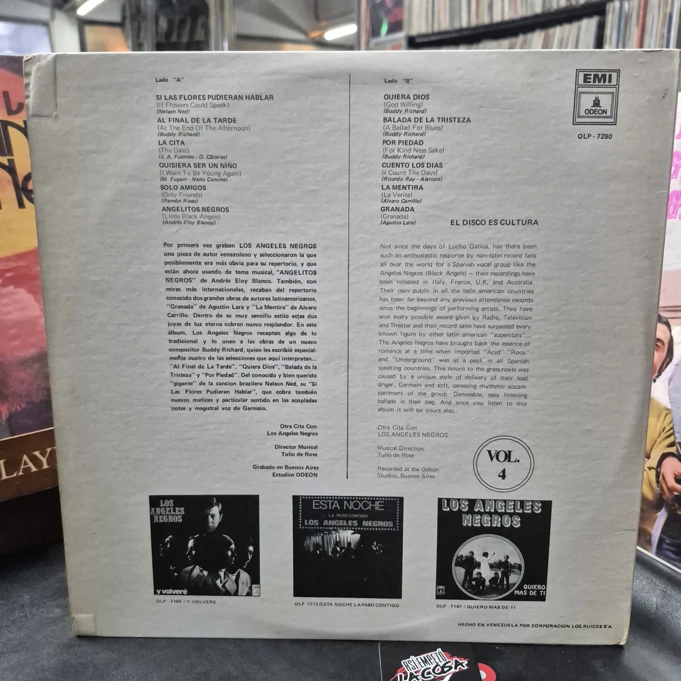 Los Angeles Negros – Otra Cita Con Los Angeles Negros - Latin, Rock, 🇻🇪 1972 - Image 2 of 4