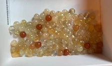 100 pcs Natural Citrine Round Assorted Size Mostly 6mmBeads C74