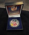 2000 American Silver Eagle Coin Colorized Walking Liberty (fine silver)