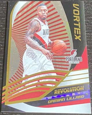 2019-20 Panini Revolution #4 Damian Lillard Vortex