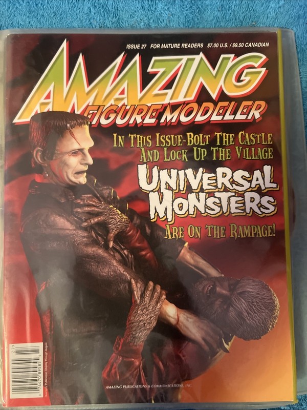 Amazing Figure Modeler magazine # 27, UNIVERSAL MONSTERS 2003