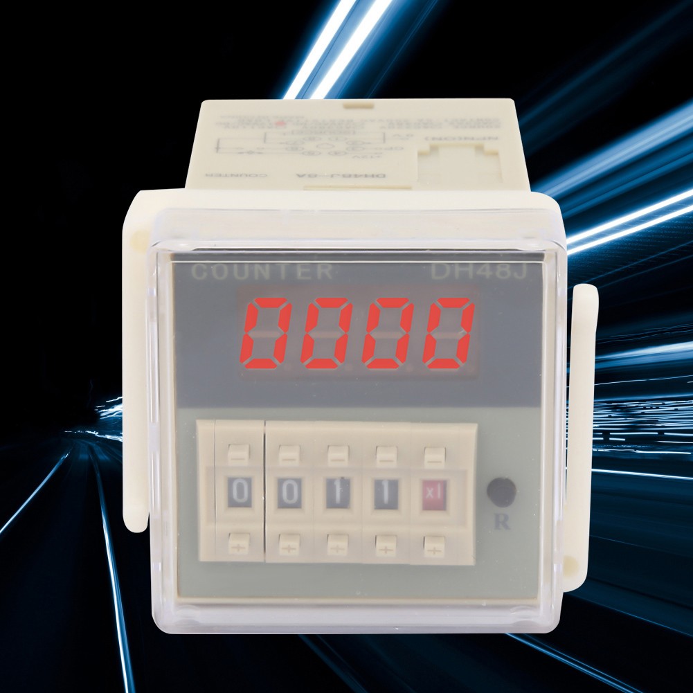 (24VAC/DC)O111ROM DH48J-8A LCD Digital Electronic 8 Pins Counter Delay Time LW